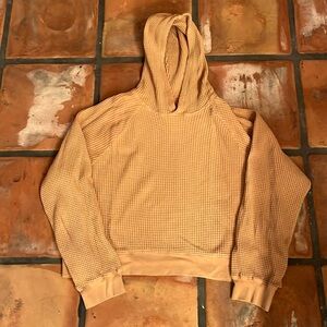 The North Face Beige/Brown Waffle Knit Pullover